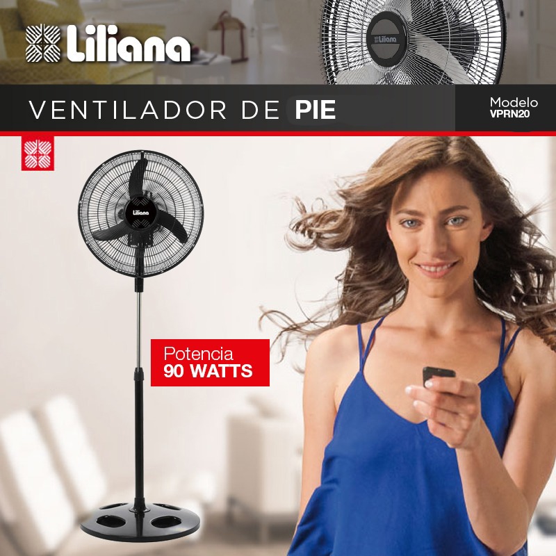 Ventilador De Pie Liliana Vprn20 Orbital Con Repeler 20 Pulg - LILIANA VENTILADORES DE PIE ...