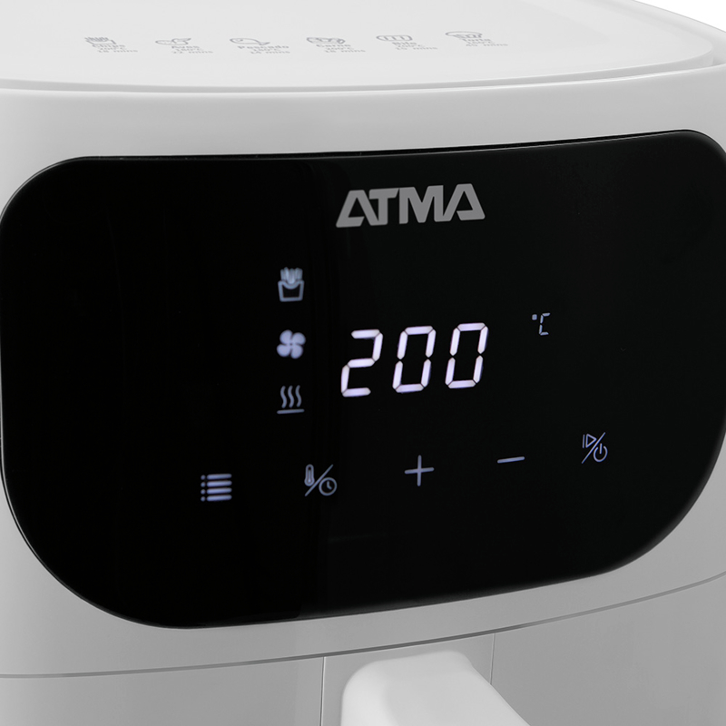 Freidora De Aire Digital 1300W Atma 6,5 L FR60ARWP - ATMA PARRILLA Y ...